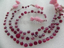 Ruby Faceted Heart